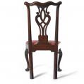 Set of Three Walnut Chippendale Side Chairs Set of Three Walnut Chippendale Side Chairs