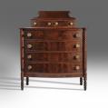 Mahogany Neoclassical Chest of Drawers