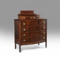 Mahogany Neoclassical Chest of Drawers