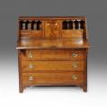 Walnut Hepplewhite Slant Front Desk Walnut Hepplewhite Slant Front Desk