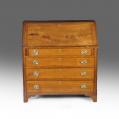 Walnut Hepplewhite Slant Front Desk Walnut Hepplewhite Slant Front Desk