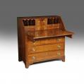 Walnut Hepplewhite Slant Front Desk Walnut Hepplewhite Slant Front Desk