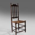 Maple William &amp; Mary Bannister Back Side Chair