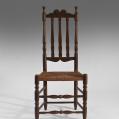 Maple William &amp; Mary Bannister Back Side Chair