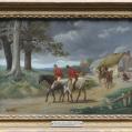Four Oil on Board Hunt Scenes Four Oil on Board Hunt Scenes