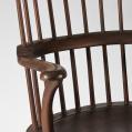 Rare and Impressive Walnut Windsor Arm Chair (SOLD)