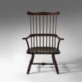 Rare and Impressive Walnut Windsor Arm Chair (SOLD)