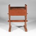 Exceptional Pine Painted Hutch Table