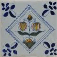 A Set of Thirty Six Dutch Delft Polychrome Tulip Tiles A Set of Thirty Six Dutch Delft Polychrome Tulip Tiles