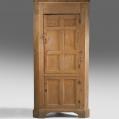An Exceptional Pine Painted Corner Cupboard An Exceptional Pine Painted Corner Cupboard