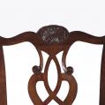 Pair of Walnut Chippendale Side Chairs