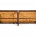 Walnut Chippendale Upholstered Bench Walnut Chippendale Upholstered Bench