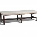 Walnut Chippendale Upholstered Bench Walnut Chippendale Upholstered Bench
