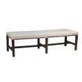 Walnut Chippendale Upholstered Bench Walnut Chippendale Upholstered Bench