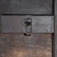 Unusual Dark-Brown Painted Tea Table