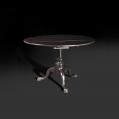 Unusual Dark-Brown Painted Tea Table