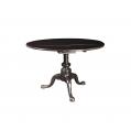 Unusual Dark-Brown Painted Tea Table
