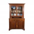 Walnut Step-Back Dutch Cupboard Walnut Step-Back Dutch Cupboard