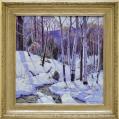 Oil on Canvas Landscape of Birches by Carl Lawless (SOLD)