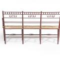 Red Painted Settee