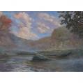 Oil on Canvas Entitled &quot;Safety Zone&quot; by Richard Chalfant