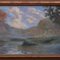 Oil on Canvas Entitled &quot;Safety Zone&quot; by Richard Chalfant