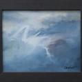 Oil on Board Entitled &quot;Zephyr&quot; by Richard Chalfant 