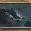 Oil on Canvas Entitled &quot;End of the Night&quot; by Richard Chalfant