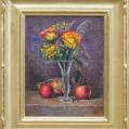 Oil on Canvas Entitled "Double Delight" by Michael Stuart Traines Oil on Canvas Entitled "Double Delight" by Michael Stuart Traines