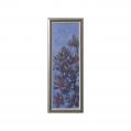 Acrylic on Panel Entitled &quot;Night Magnolia Kakemono&quot; by John Suplee