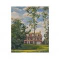 Oil on Panel Entitled &quot;Peirce Park at Longwood&quot; by Richard Chalfant