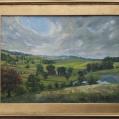Oil on Panel Entitled &quot;Doe Run&quot; by Richard Chalfant