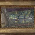 Oil on Panel Entitled &quot;Under the Bridge&quot; by Richard Chalfant