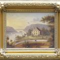 Oil on Canvas Hudson River Valley Scene