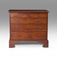 Rare Signed Cherry Chippendale Chest of Drawers Rare Signed Cherry Chippendale Chest of Drawers