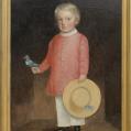 Oil on Canvas Portrait of Boy