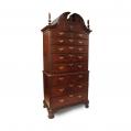Rare Walnut Chippendale Chest on Chest (SOLD)