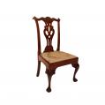 Pair of Walnut Chippendale Side Chairs