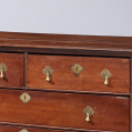 Walnut William and Mary Low Chest of Drawers 