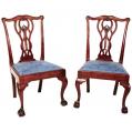 Baltimore Mahogany Chippendale Side Chairs