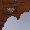 Tiger Maple Queen Anne Dressing Table