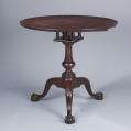 Mahogany Chippendale Dish Top Tea Table