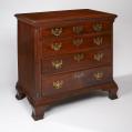 Diminutive Walnut Chippendale Low Chest