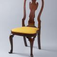 Walnut Queen Anne Balloon Seat Side Chair