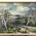 Oil on Canvas Landscape by Grace Gemberling Keast