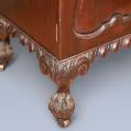 Very Formal Mahogany Two piece Linen Press