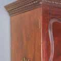 Very Formal Mahogany Two piece Linen Press