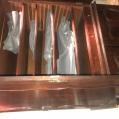 Very Formal Mahogany Two piece Linen Press