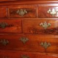 Walnut Queen Anne Chest on Frame