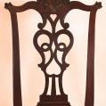 Rare Pair of Mahogany Chippendale Side Chairs